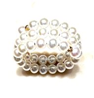 Ringe Coscia Perle Dame Le Lune in Gelbgold Perla LLRN2161.1